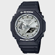 Selected, G-SHOCK, GA-2100SB-1AER, black
