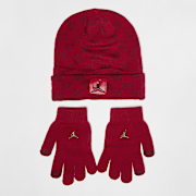 Selected, Nike, Jan Monogram Beanie Set (2 Piece), red