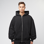 Selected, Pegador, Logo Oversized Sweat Jacket, black