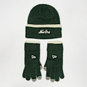 Selected, New Era, Script Beanie Set (2 Piece), green