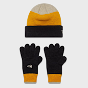 Unselected, New Era, Youth Stripe Beanie Set (2 Piece), multi-colour