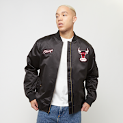 Unselected, Mitchell & Ness, NBA Chicago Bulls Team Leader Satin Bomber, black (Sold-out)