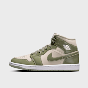 Selected, Jordan, Air Jordan 1 Mid SE summit white/blue chill-black, green