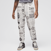 Unselected, Jordan, Essentials All Over Print Fleece Pants, beige