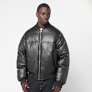 Selected, FAVELA, Vegan Leather Basic Bomber, black