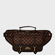 Selected, SPRAYGROUND, Spec OPS Pixel Emboss Crossbody Cargo, brown