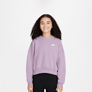 Selected, Nike, Sportswear Club Fleece Boxy Crew Low Brand Read, purple
