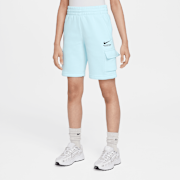 Selected, Nike, Sportswear Fleece Cargoshorts, blue