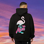 Selected, MCM x SNIPES, Flamingo Hoodie, black