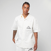 Selected, Smoke Rise, Slubby Twill Button Down Shirt, white