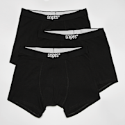 Selected, SNIPES, 3 PACK - Black Tape  Briefs Boxershorts, black
