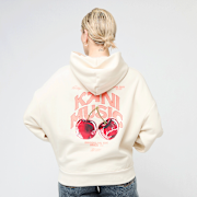 Selected, Karl Kani, Signature Cherry Print Oversized Hoodie, beige