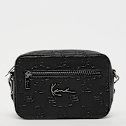 Selected, Karl Kani, Metal Signature All Over Print Messenger Bag, black
