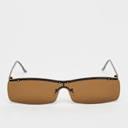 Selected, Karl Kani, Signature Thin Metal Frame Sunglasses, brown