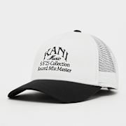 Selected, Karl Kani, Woven Signature Kani Music Trucker Cap, white (Sold-out)