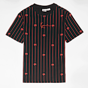 Unselected, Karl Kani, Signature Palm Pinstripe T-Shirt Junior, black (Sold-out)
