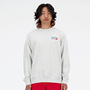 Unselected, New Balance, Athletics Premium Logo Crew, grey