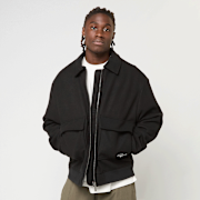 Selected, Pegador, AIKEN WOOL BLEND BOMBERJACKET, black