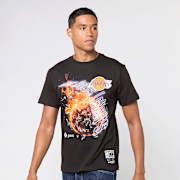 Unselected, Mitchell & Ness, NBA Los Angeles Lakers HWC Blaze Graphic Tee, black