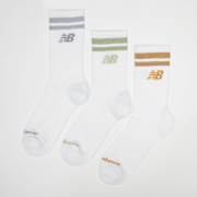 Selected, New Balance, 3 PACK - Everyday Stripe Midcalf, white