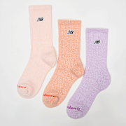 Unselected, New Balance, 3 PACK - Patch Logo Seasonal Crew, multi-colour