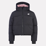 Selected, New Balance, Wide Baffle Puffer Coat, black