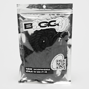 Selected, BAGGY, Rope Laces 10mm Set 120cm, black