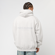 Selected, Pegador, Colne Logo Oversized Sweat Jacket Vintage Light Rough Grey, grey