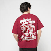 Unselected, Another Cotton Lab, Sunday Morning T-Shirt, red
