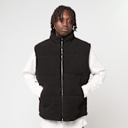 Unselected, Urban Classics, Basic Teddy Puffer Vest, black