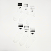 Selected, adidas Originals, 6 PACK - 3S CREW S  white, white