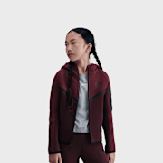 Unselected, Nike, Sportswear Tech Fleece Full-Zip Hoodie, red