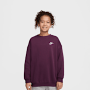 Unselected, Nike, Sportswear Club Fleece Oversized Sweatshirt, red