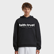 Selected, Mister Tee, Faith And Trust Fluffy Hoody black, black