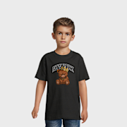 Selected, Mister Tee - Kids, NY Crowned Bear Tee, black