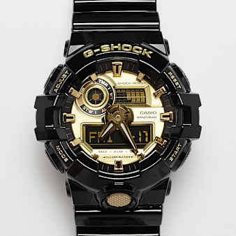G-SHOCK, GA-710GB-1AER, black