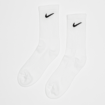 Nike, 3 PACK - Everyday Cushioned Training Crew Socks, white