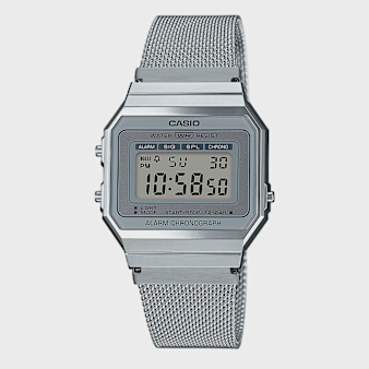 CASIO, Collection Retro A700WEM-7AEF, silver