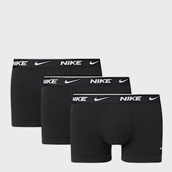 Nike, 3 PACK - Everyday Cotton Stretch Trunk, black