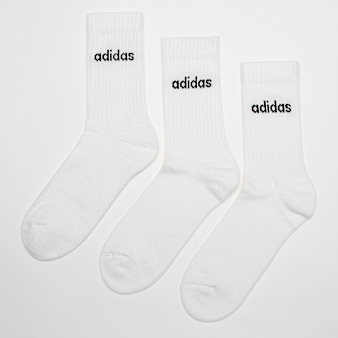 adidas Originals, 3 PACK - Cushion Linear Crew Socks, white