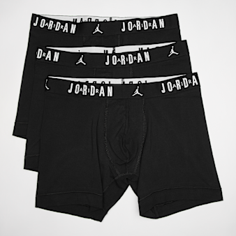 Jordan, 3 PACK - Flight Cotton Core Boxer Brief, black