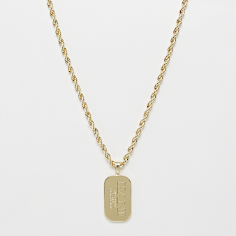 Karl Kani, Retro Charm Helix Chain, gold