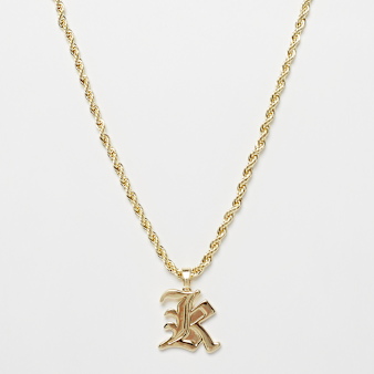 Karl Kani, Old Englisch Charm Helix Chain, gold