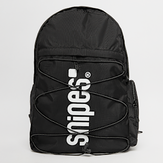 SNIPES, Medium Basic Logo Drawstring Skate Backpack, black