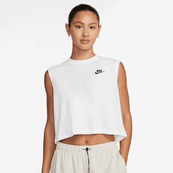 Nike  , Sportswear Club Crop Sleeve, white
