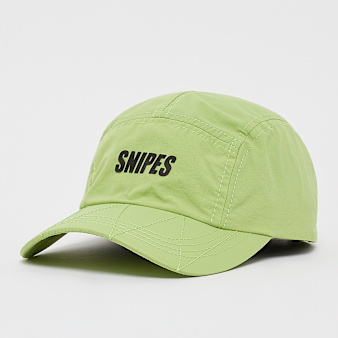 SNIPES, 5-Panel Woven Label Basic Logo Nylon Cap, green