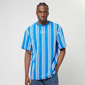 Karl Kani, Small Signature Striped Tee, blue
