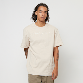 Karl Kani, Autograph Heavy Jersey Boxy Tee, beige