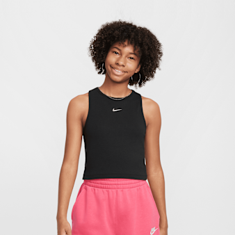 Nike, Sportswear Rib Tank Dance, black