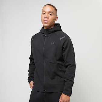 Under Armour, Unstoppable Fleece Full-Zip Hoodie, black